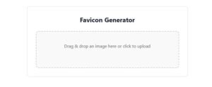Favicon Generator Tool