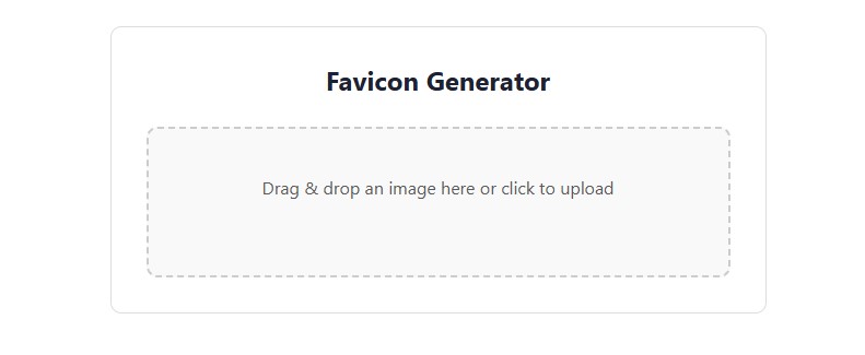 Favicon Generator Tool