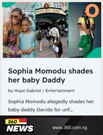 Sophia Momodu shades her baby Daddy