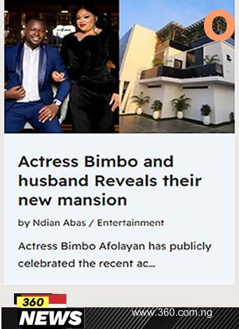 Actress Bimbo and husband Reveals their new mansion