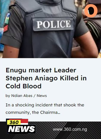 Enugu market Leader Stephen Aniago Killed in Cold Blood