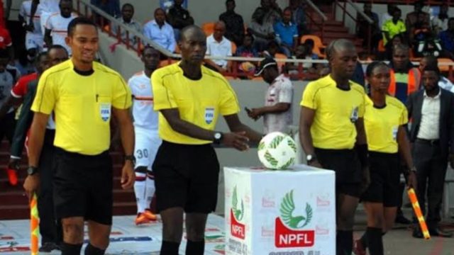 NPFL Referees Set To Use Communication Gadgets While On The Pitch