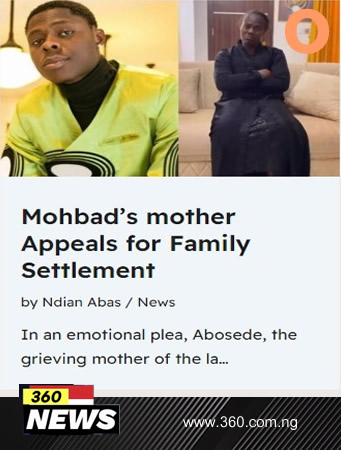 Mohbad's mother Appeals for Family Settlement