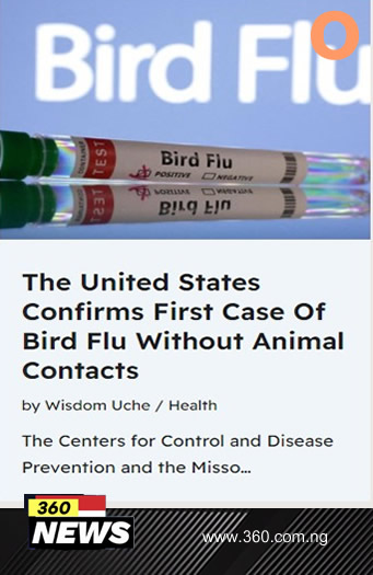 The United States Confirms First Case of Bird Flu Without Animal Contacts