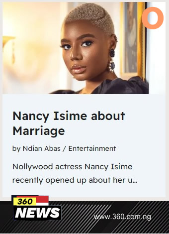 Nancy Isime about Marriage 