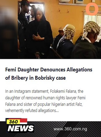 Femi Daughter Denounces Allegations of Bribery in Bobrisky case