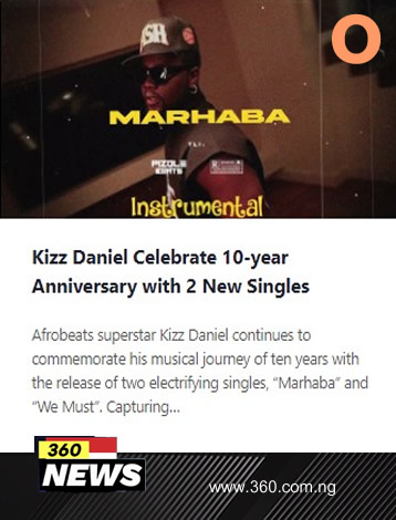 Kizz Daniel Celebrate 10-year Anniversary with 2 New Singles