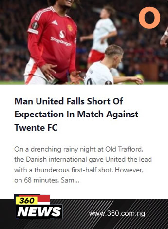 Man United Falls Short Of Expectation In Match Against Twente FC