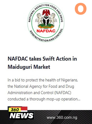 NAFDAC takes Swift Action in Maiduguri Market