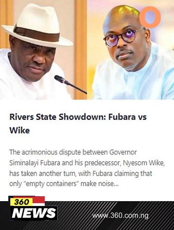 Rivers State Showdown: Fubara vs Wike