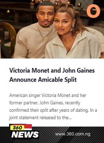 Victoria Monet and John Gaines Announce Amicable Split