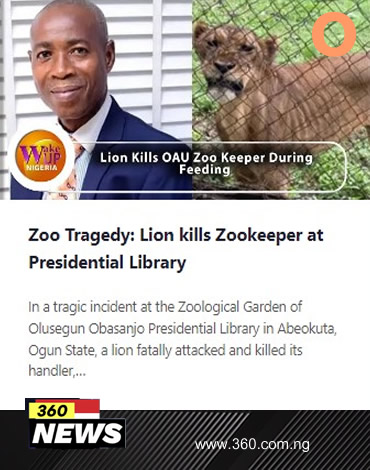 Zoo Tragedy: Lion kills Zookeeper at Presidential Library