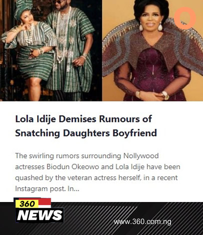 Lola Idije Demises Rumours of Snatching Daughters Boyfriend