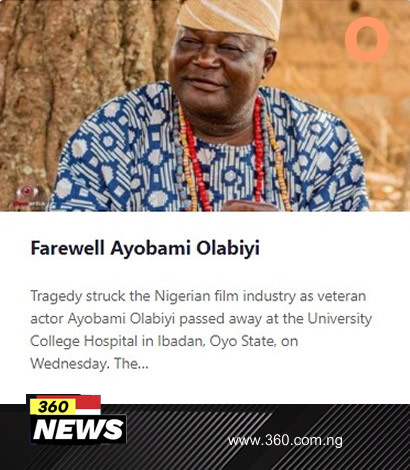 Farewell Ayobami Olabiyi