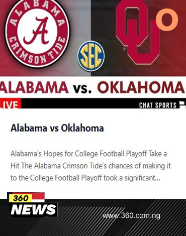 Alabama vs Oklahoma