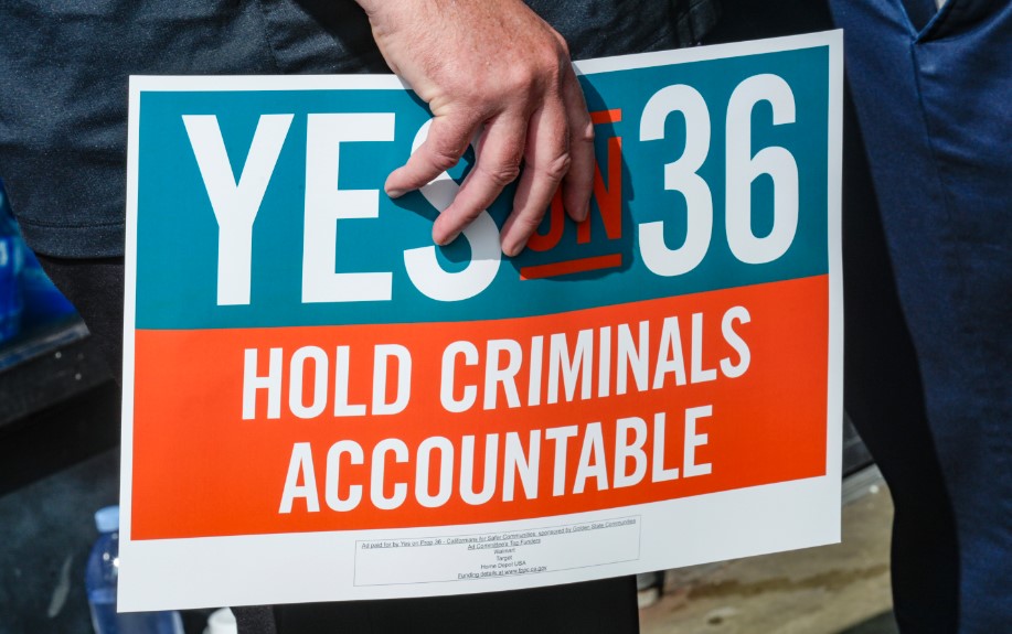 California Voters Approve Prop 36 to Increase Penalties for Theft and Drug Arrests