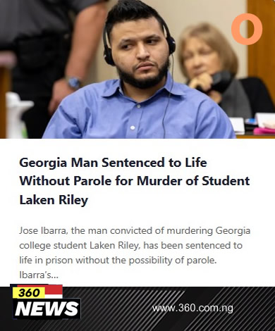 Georgia Man Sentenced to Life Without Parole for Murder of Student Laken Riley