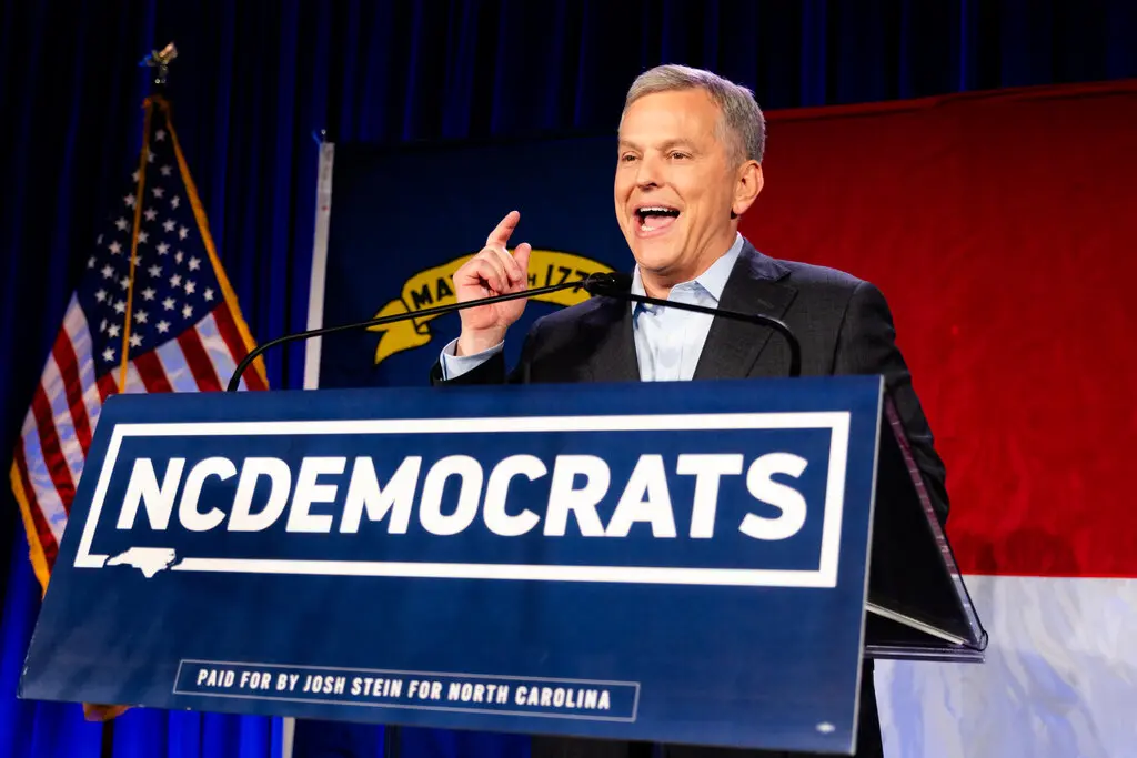 North Carolina Governor's Race: Josh Stein Wins, Defeats Republican challenger Ted Budd