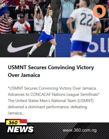 USMNT Secures Convincing Victory Over Jamaica