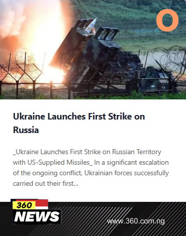 Ukraine Launches First Strike on Russia