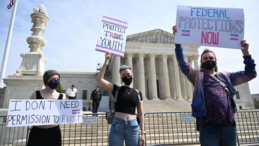 Transgender rights take center stage at the US Supreme Court