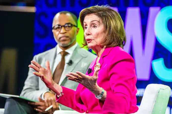 Nancy Pelosi in hospital after injury on overseas trip