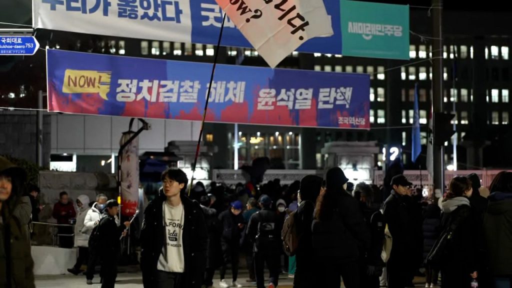 What has happened in South Korea and what does martial law have to do with it?